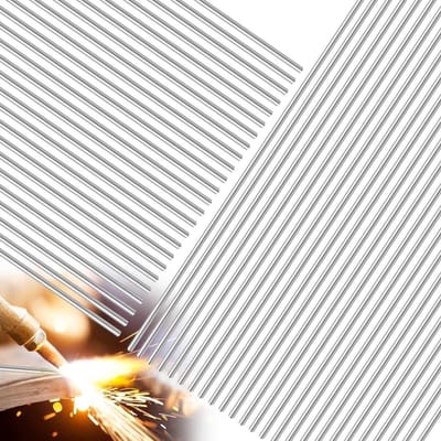 JGS Premium - Lasstaven lage temperatuur, aluminiumlegering, 50 stuks, 16 x 300 mm, 380 °C smeltpunt - reparatie aluminium buizen, tanks, condensatoren