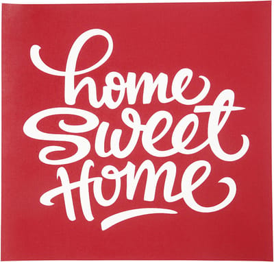 Screen stencil, home sweet home, vel 20x22 cm, 1 vel