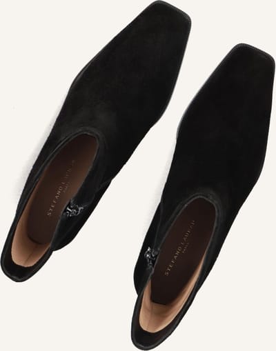 STEFANO LAURAN St2070 Enkellaarsjes - Enkelboots met rits - Dames - Zwart - Maat 40
