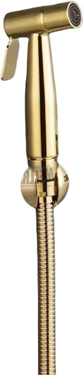 Handdouche Set - Bidet Douche - Persoonlijke Hygiëne - Eenvoudige Bediening - 10x10x10 mm - Glanzend Goud
