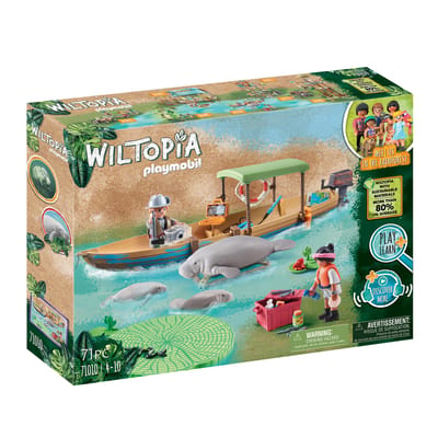 PLAYMOBIL Wiltopia Boottocht naar de zeekoeien - 71010