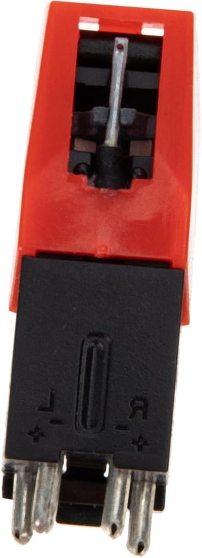 Platenspeler Naald - Vervangingsnaald Element - Muziek Luisteren - Verstelbare Grammofoon - 3 cm Lengte - Rood