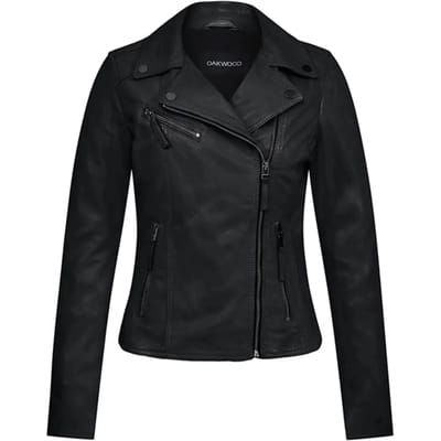 Leren jas voor vrouwen Oakwood Clips