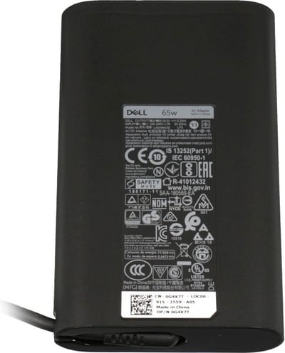 Dell LA65NM130 oplader 65W - vlak
