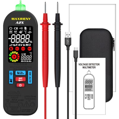 MAXRIENY Automatische AntiBurn Intelligente digitale multimeter Contactloze spanningsdetector Smart