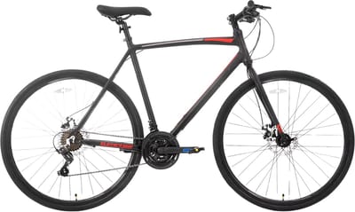 Racefiets – Voor volwassenen – 14 versnellingen, lichtgewicht aluminium frame, geschikt voor stadswoon-werkverkeer en fitness – Zwart, M, 700c