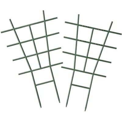 Nature Kamerplantenrekjes Groen 28x17cm 2 Stuks