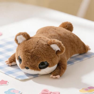 1 Stuk 3340Cm Kawaii Suikereekhoorn Pluche Speelgoed Schattige Vliegende Eekhoorn Poppen Pluche Rugzak Liggende Suikereekhoorn Voor Verjaardagscadeau