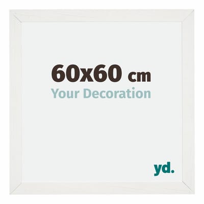 Your Decoration - Fotolijst 60x60 cm - MDF - Wit Geveegd - Mura