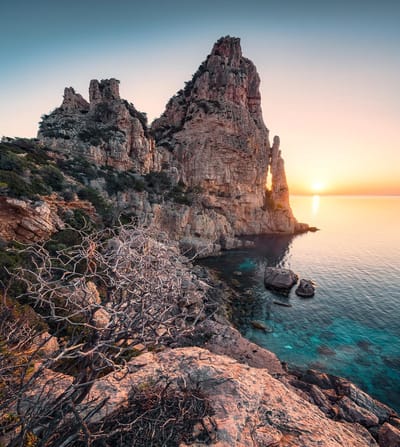 Fotobehang - Colors of Sardegna 250x280cm - Vliesbehang