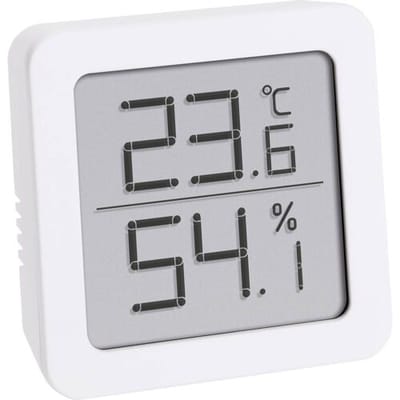TFA Dostmann TFA - Thermo-Hygrometer - digital - weiß 30.5051.02 Thermo- en hygrometer Wit