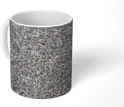 Mok - Koffiemok - Graniet - Industrieel - Design - Grijs - Mokken - 350 ML - Beker - Koffiemokken - Theemok