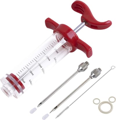 Marinade Injectiespuit - Marinade Injector - Marinade Spuit - Vleesspuit - Vlees Injector