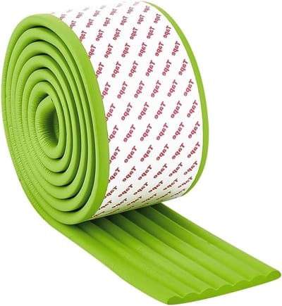 Trapbekleding Rubber - Ladder Pads - Veiligheid Verhogend - Antislip Zelfklevend - 2 meter x 80 mm - Groen