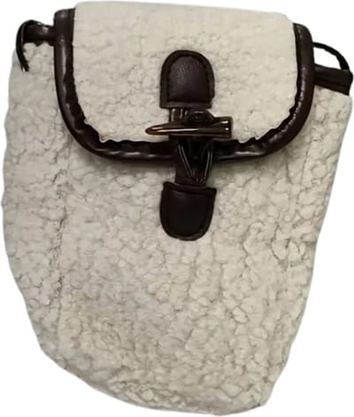 Livano Teddy Tas - Fluffy - Rugzak - Backpack - Schooltas - Dames - Heren - Meisje - Jongens - Beige