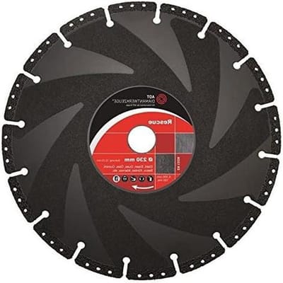 Diamantdoorslijpschijf - Snijschijf - Universeel Zagen - Galvanische Coating - 230 mm - Zilverkleurig