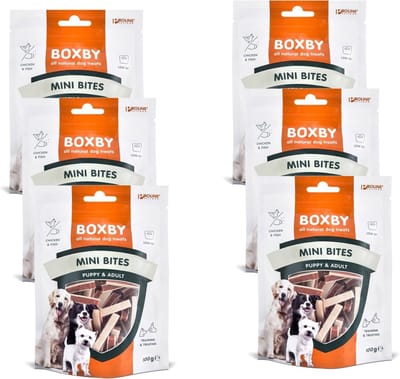 Proline Boxby Puppy Snacks Mini Bites - Hondensnacks - 6 x 100 g