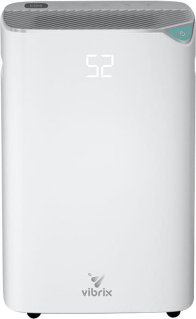 Vibrix DryFlow20 Luchtontvochtiger & Luchtreiniger – 20L per dag – Wasdroogfunctie – Energiezuinig – Ontvochtiger voor Badkamer, Kelder, Zolder & Slaapkamer – Slimme Dehumidifier