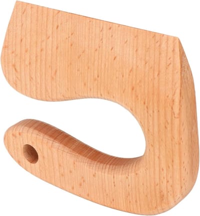 Veilige en Gezonde Houten Kindermessen voor Groenten en Fruit, Ergonomisch Ontwerp voor Kinderen, Ideaal voor Montessori Activiteiten