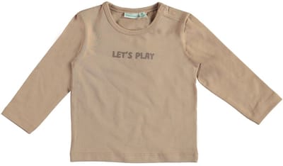 Babylook Lets Play T-Shirt - Maat 50 - Warm Taupe