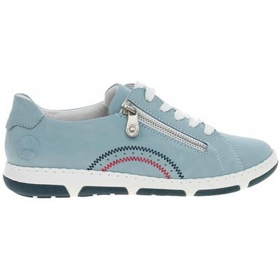 Rieker Dames Veterschoenen Sneakers 42424-10 Blauw