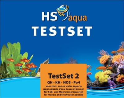 HS aqua testset 2 - meet GH/KH/NO3/PO4-waarde - voor zoet/zoutwateraquariums