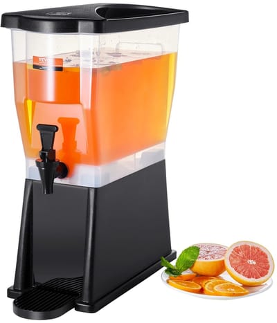 Allero Drankdispenser - Drankdispenser Met Kraantje - Limonadetap - Met Standaard - 11 Liter - Grote Capaciteit - Slank Ontwerp