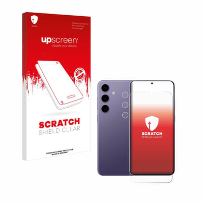 upscreen - Screenprotector voor Samsung Galaxy S24 Plus (Voor+Camera) - Folie Beschermfolie transparant
