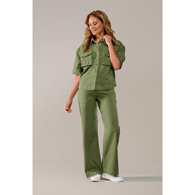 Lina Blouse Olijfgroen