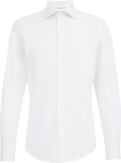 WE Fashion Heren Premium slim fit overhemd met jacquard structuur