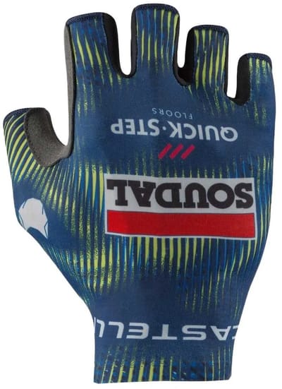 Castelli Competizione Soudal Quick-step 2026 Korte Handschoenen Blauw L