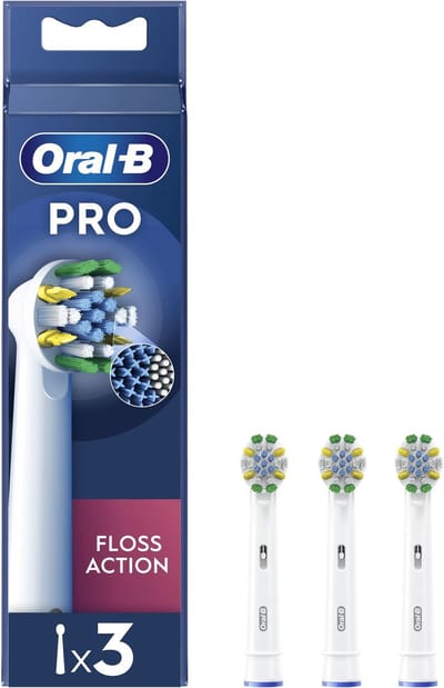 Oral-B Brush Heads Floss Action Pro White 3 st