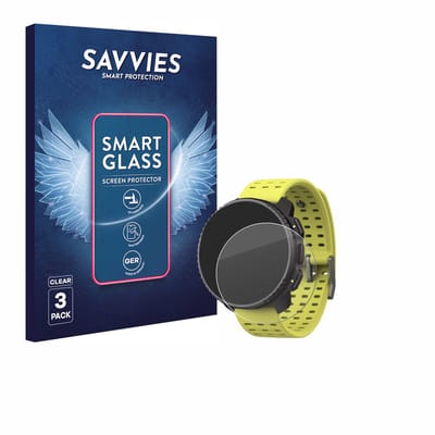 3 Stuks Savvies Screenprotector - geschikt voor Suunto Vertical - beschermfolie glas transparant