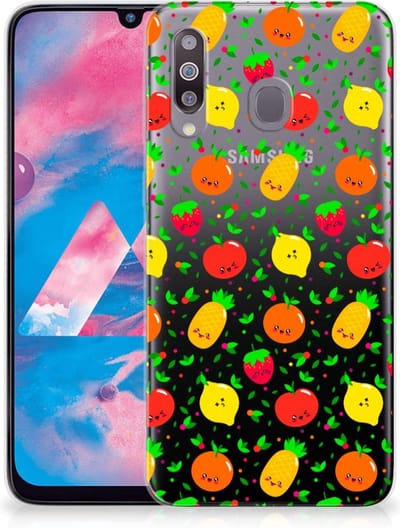 Samsung Galaxy M30 Siliconen Case Fruits