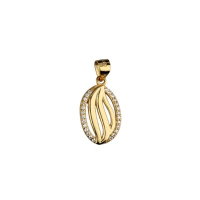 Zilver Hanger Goud Kleurig - Echte Zilver - Zilver 925 - Amona Jewelry