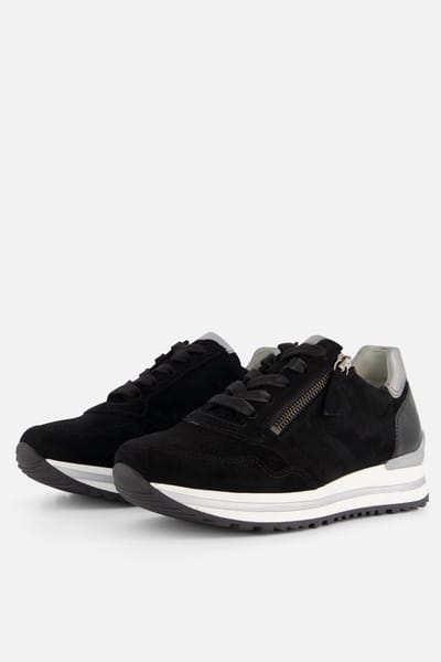 Gabor Sneakers zwart Suede - Dames