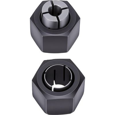 Kit de pinces de fraisage 2 pièces Remplacement pour fraiseuses séries 1613 1617 1618 1619 2610906283 1 4 po et 2610906284 1 2 po Fraiseuse