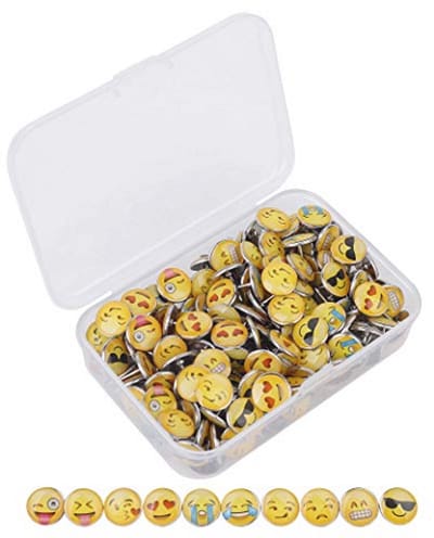 Decoratieve punaises 200 stuks voor school en kantoor