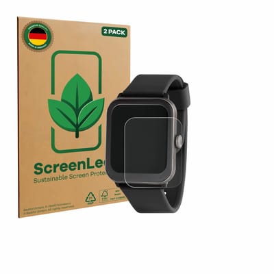 2 Stuks Screenprotector voor Sector Smartwatch S-08 - Hoogwaardige Beschermfolie transparant