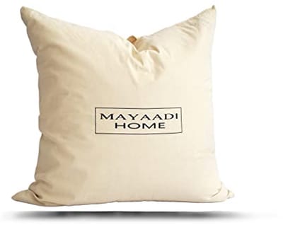 Hoofdkussen 80x80 cm | 1400g vulling, 70% dons en 30% veren | Natuurlijke katoenen overtrek | Optimaal slaapcomfort