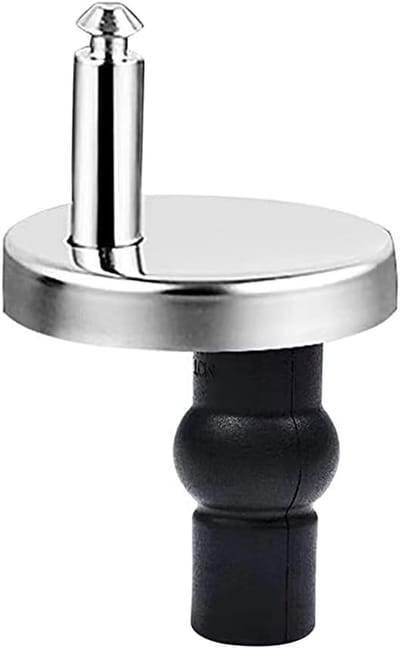 Snelle Ontgrendelingsscharnieren voor Toiletbrillen - Vervangingsset voor WC Toilet met Blinde Gaten en Topbevestigingen, 1 Pack