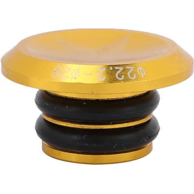 1 Paar Aluminiumlegering Racefiets Fiets Stuur Handvat Handvatgreep Stuuruiteinde Dop Onderdelen(goud) yellow