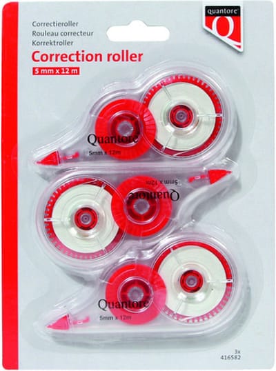 Correctieroller Quantore 4.2mm blister á 3 stuks