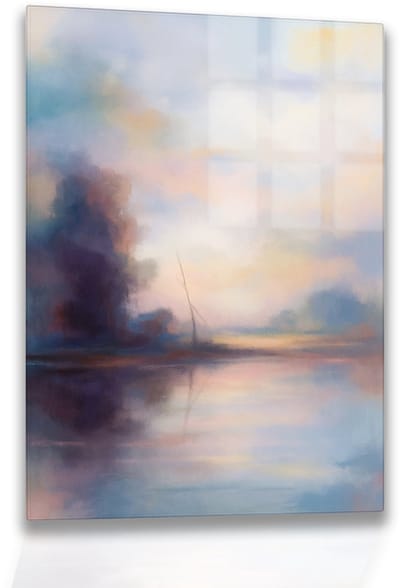 Rivier wanddecoratie - Acrylglas - Plexiglas - 100x150 cm