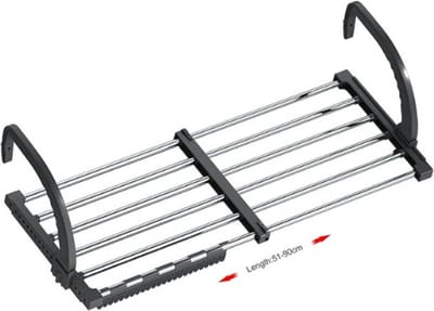 QPFO® Wasrek Hangend voor Trapgat – Ruimtebesparend Droogrek – Stevig & Duurzaam – Ophangsysteem voor Binnen