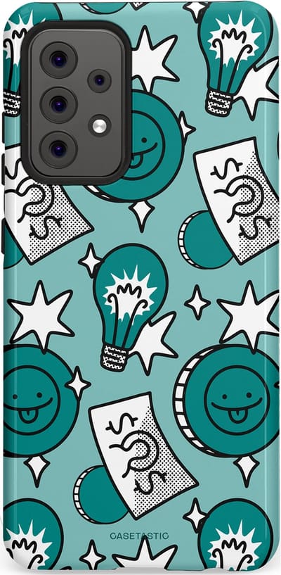 Casetastic Hoesje Geschikt voor Samsung A52 (4G/5G/s) - Stijlvolle Beschermende Duo-layer Case - Muntmeester