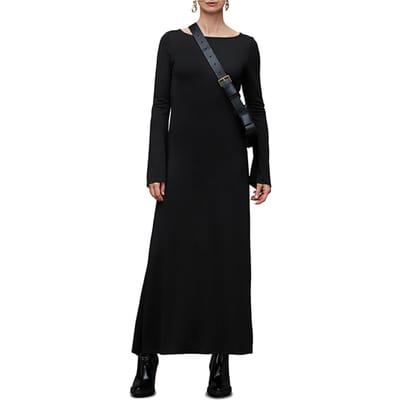 AllSaints Carolina Dress Black Size: 34 | Maxi Dresses Outlet | Dames | Zwart