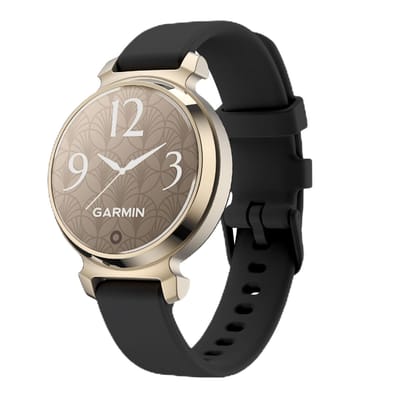 Dailygoods - Horlogeband Compatibel met Garmin Lily 2 - Zachte Siliconen Band - Ademend en Slijtvast - Zwart - Vervangende Horlogeband voor Sport en D...