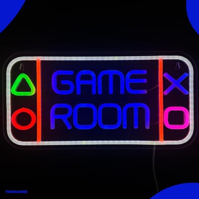 Neon Lamp - Game Room Controller - Dimbaar - Incl. Ophanghaakjes - Neon Sign - Neon Verlichting - Neon Led Lamp - Wandlamp
