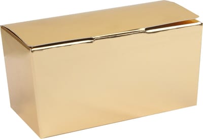 Santex cadeaudoosje/bonbondoosje - 11 x 5 cm - Bruiloft bedankje - 25x stuks - goud - 125 gram